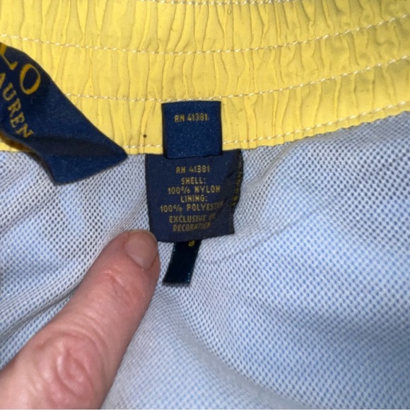 Polo Ralph Lauren Men’s Blue & White Swim Trunks – XL - Picture 8 of 11